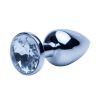 Precious Metals Silver Anal Plug-Large